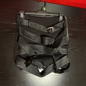 Current Mood Cash Strapped Buckle Skirt